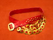 White folk belt from Cracow with the bells, teenager version